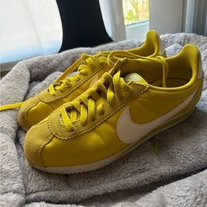 Yellow Nike Cortez Women’s size 7.5